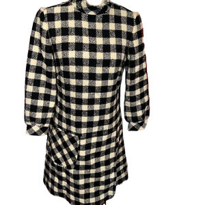 Vintage VirginWool Pendleton Check Plaid Classic Dress 10